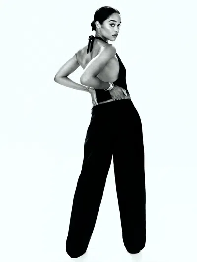 Reformation Petites Danielle Pant In Black