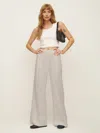 Reformation Petites Fernando Linen Wide Leg Pant