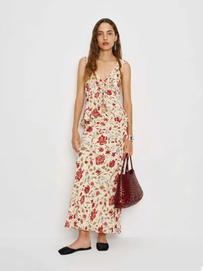 Reformation Petites Layla Skirt In White