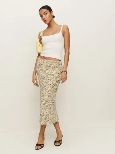 Reformation Petites Layla Skirt In Yasmeen