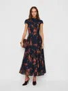 Reformation Maven Floral Print Maxi Dress In Multi