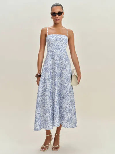 Reformation Petites Monette Linen Dress