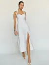 Reformation Tala Linen Dress Es In White