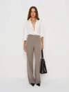 Reformation Petites Vida High Rise Pant In Gray