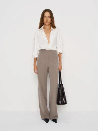 Reformation Petites Vida High Rise Pant In Gray