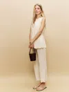 Reformation Willa Two Piece Set Cream In Cream