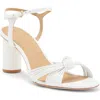 Reformation Petra Ankle Strap Cylinder Heel Sandal