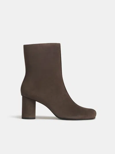 Reformation Phadra Ankle Boot Grey 5