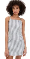 Reformation Phillipa Linen Dress Antibes Stripe