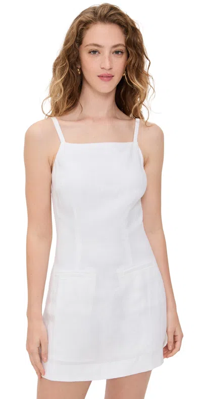 Reformation Phillipa Linen Dress White