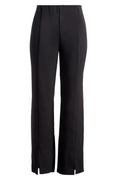 Reformation Pierre Vented Pants In Black