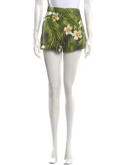 Pre-owned Reformation Printed Mini Shorts In Multi
