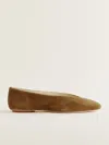 Reformation Prudence Ballet Flat In Bog Suede