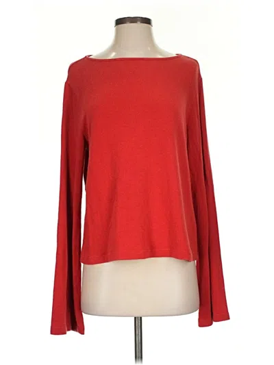 Pre-owned Reformation Pullover Sweater In Red