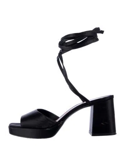 Pre-owned Reformation Pumps In Black