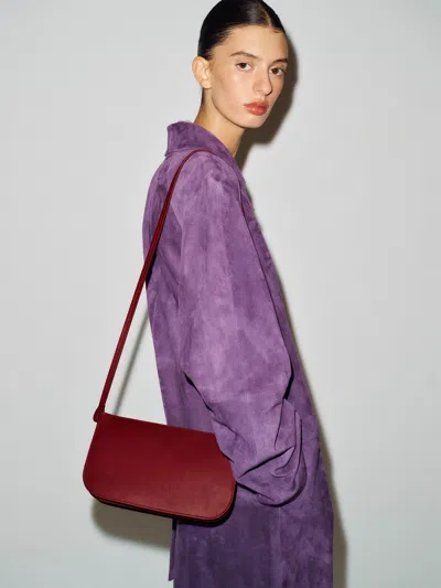 Reformation Rae Crossbody Bag Red