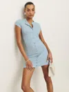 Reformation Raelynn Knit Dress In Mineral