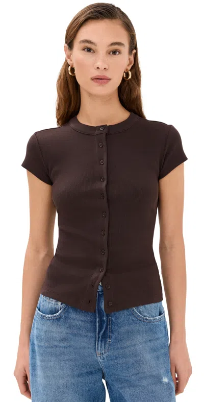 Reformation Raelynn Knit Top Mole