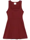 Reformation Rai Dress In Red