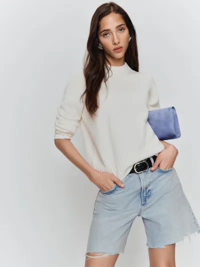 Reformation Raye Mid Rise 6" Relaxed Jean Shorts