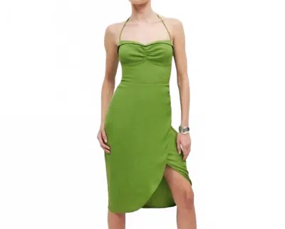 Reformation Rayna Midi Dress In Green