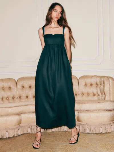 Reformation Reade Dress In Black