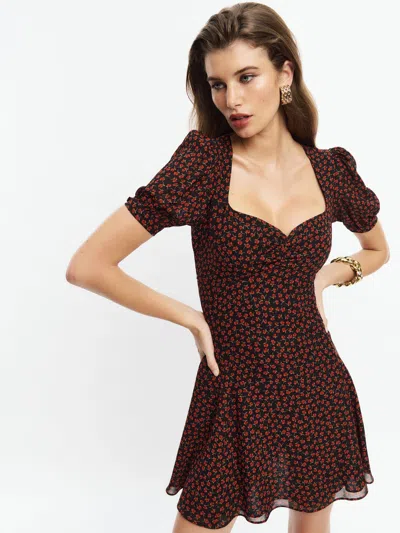 Reformation Rebecca Dress In Rowan