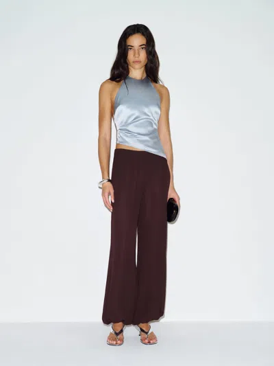 Reformation Reese Silk Top Blue 12