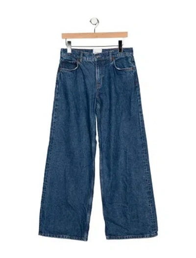 Pre-owned Reformation Relaxed Fit Jeans In Blue