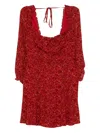 Reformation Remi Dress In Red