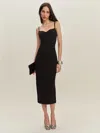 Reformation Remi Knit Dress In Black