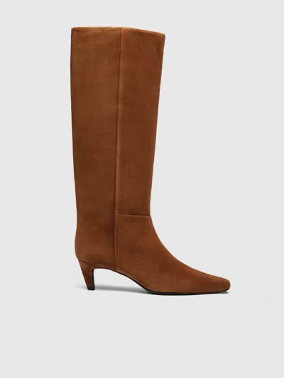 Reformation Remy Knee Boot In Brown
