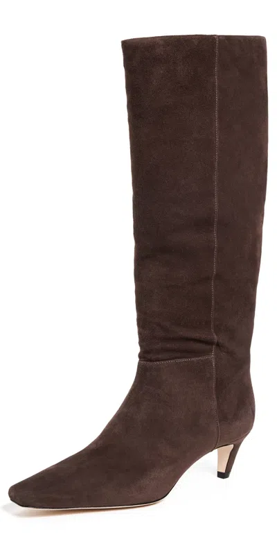 Reformation Remy Knee Boots Boss Suede