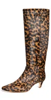 Reformation Remy Knee Boot In Leopard Haircalf
