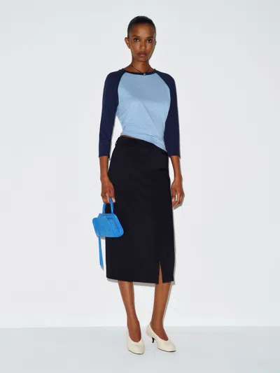 Reformation Renee Skirt Black 0