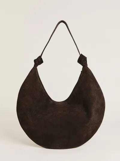 Reformation Rhea Hobo Bag In Boss Suede