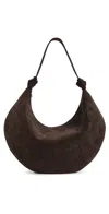 Reformation Rhea Hobo Bag Boss Suede In Boss Suede