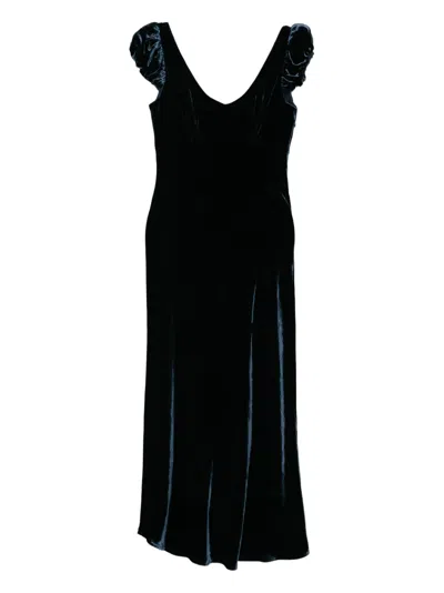 Reformation Rhia Dress In Blue