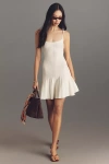 Reformation Rhia Cotton Sweater Dress Fior Di Latte In White