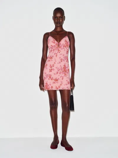 Reformation Rimona Dress Pink 0