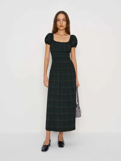 Reformation Riva Dress Green Xs