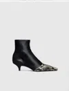 Reformation Robbie Ankle Boot In Black