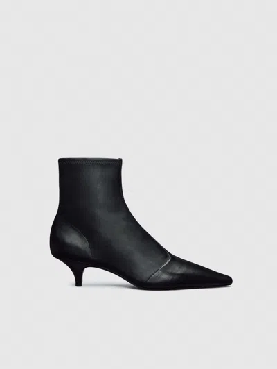 Reformation Robbie Ankle Boot In Black
