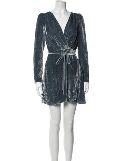 Pre-owned Reformation Robe In Blue