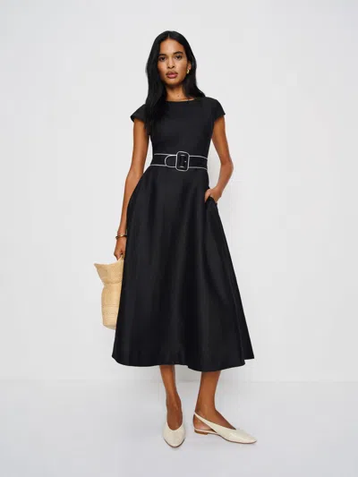 Reformation Robe En Lin À Ceinture Felipe