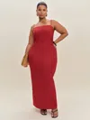 Reformation Robe En Lin Frankie Grandes Tailles