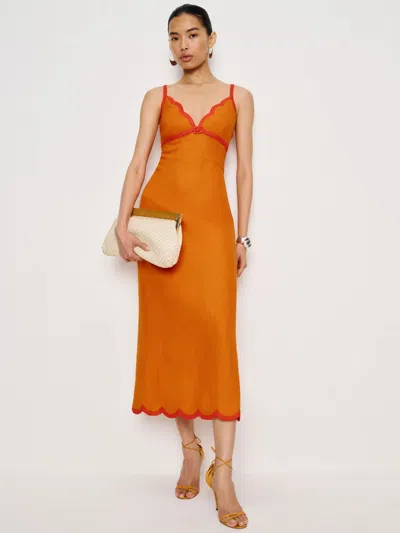 Reformation Robe En Lin Sara