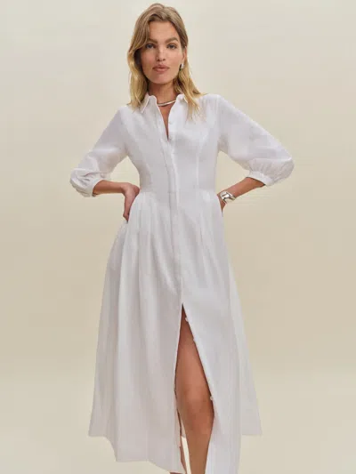 Reformation Robe En Lin Tara