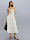 Reformation Robe En Maille Nellie In White