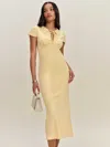 Reformation Robe En Soie Lydia